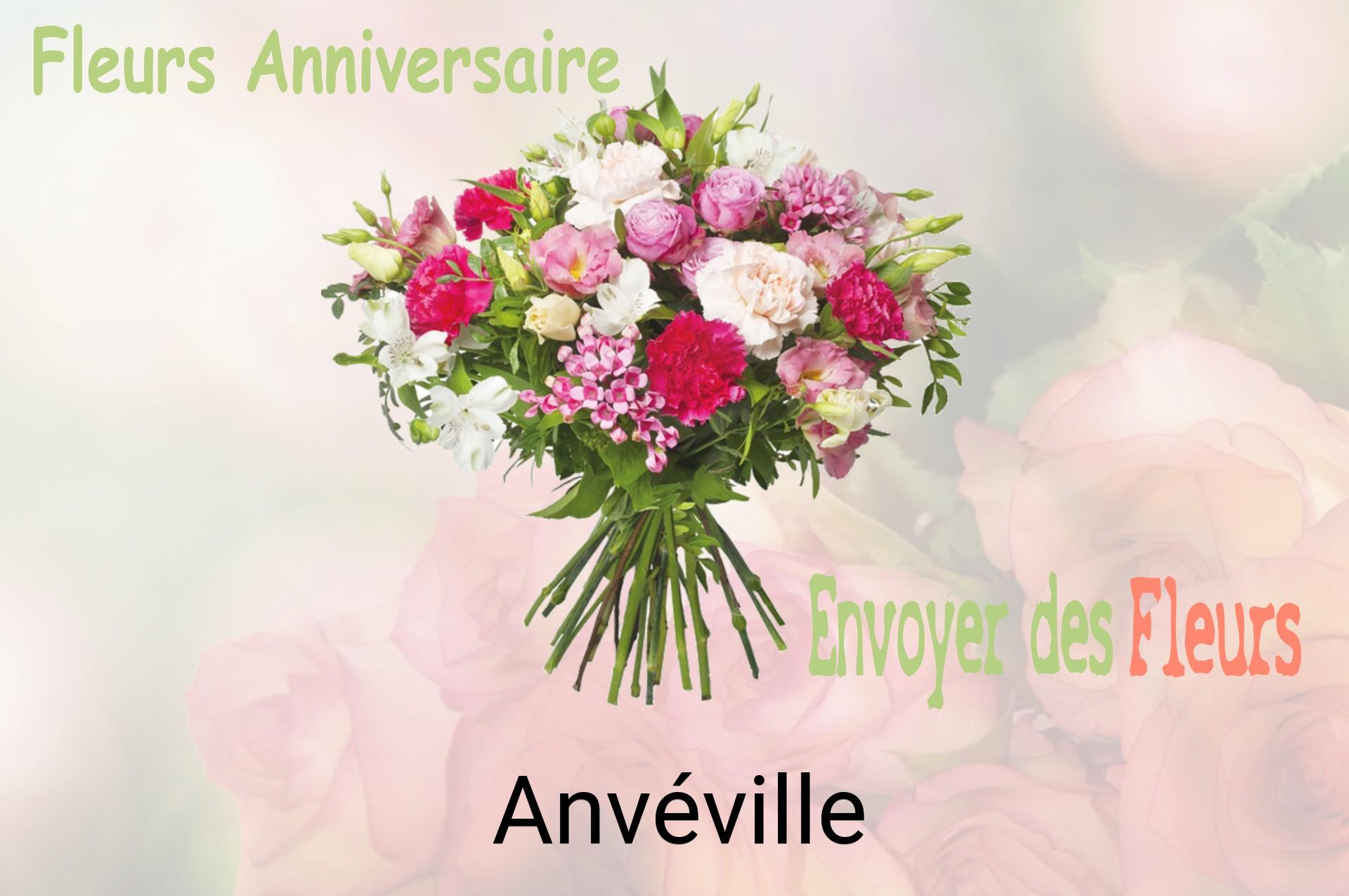 Bouquet de fleurs d’anniversaire livré à Anvéville